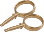 Sea Dog 5805901 Round 2" Brass Oarlocks